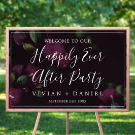 Moody Lilan Mönster, lyckligtvis allt efter Party Poster