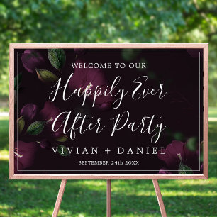 Moody Lilan Mönster, lyckligtvis allt efter Party Poster