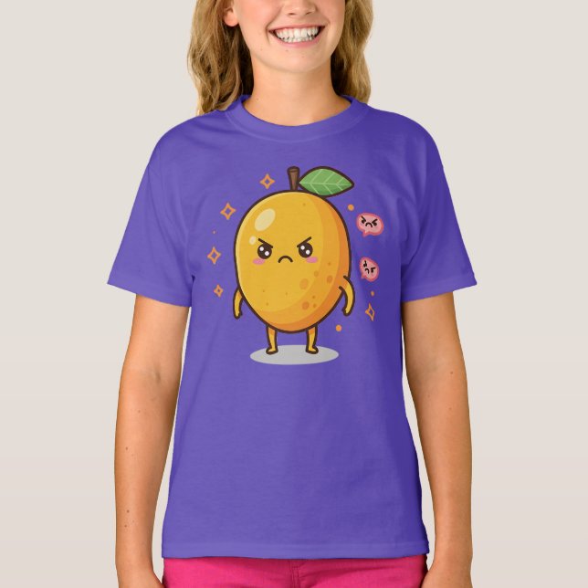 Moody Mango Girls T Shirt (Framsida)