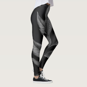 Moody nattens Himmel Midnight Jungle Black Leggings
