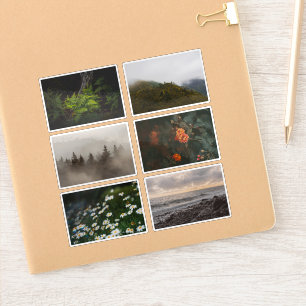 Moody Nature-estetik, fotoklistermärke Klistermärken