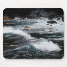 Moody ocean waves, art photo