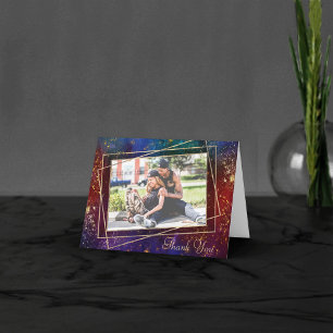 Moody ombudsmannen Foton till Mörk Jewel Tone Gu Tack Kort