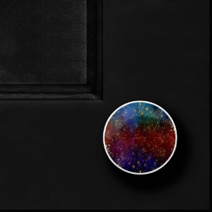 Moody ombudsmannen   Psychedelic Grunge Guld Stard Knopp