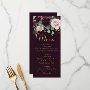 Moody passion Dramatisk Lila Vin Ro Garland Meny