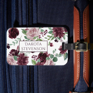 Moody passioner Dramatisk Lila Vin Ro Anpassning Bagagebricka