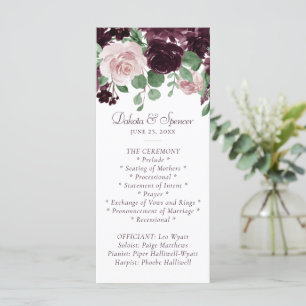 Moody passioner Dramatisk Lila Vin Ro Garland Program