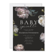 Moody Peony Mörkt Blommig Baby Sprinkle