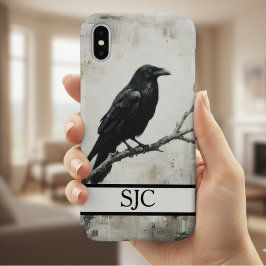 Moody Raven Dark Academia Monogram