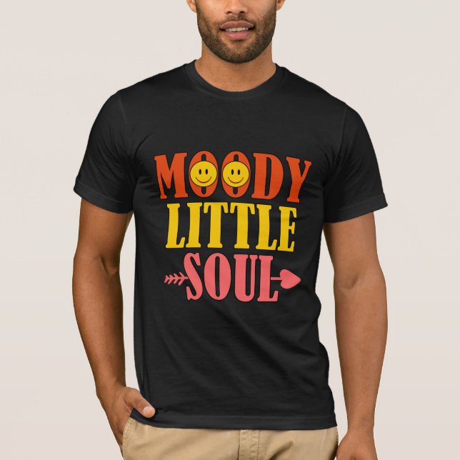 Moody själ t skjorta t shirt (Framsida)