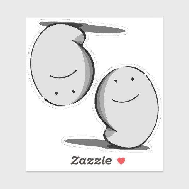 moody spöke - 2 designer i ett dekal (Ark)