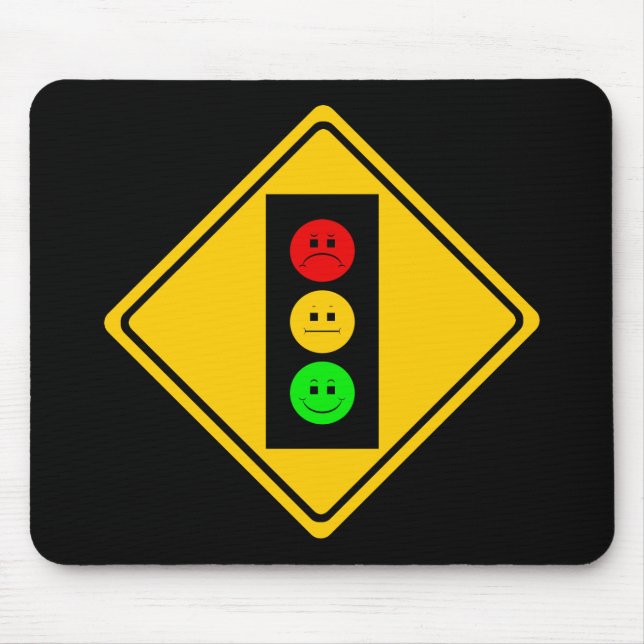Moody Stoplight framåt Musmatta (Framsidan)