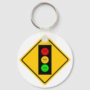 Moody Stoplight framåt Nyckelring