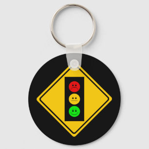 Moody Stoplight framåt Nyckelring