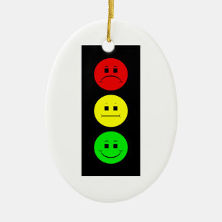 Moody Stoplight Julgransprydnad Keramik