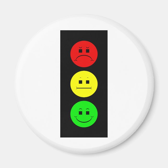 Moody stoppljus magnet (Framsidan)