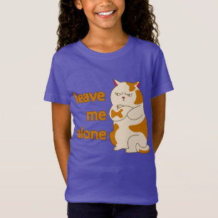 Moody tjock-katt lämnar ensam T-Shirt