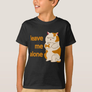 Moody tjock-katt lämnar ensam T-Shirt