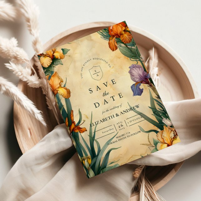 Moody Tropical Floral Wedding Spara Datumet (Skapare uppladdad)