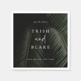 Moody Tropikernan Bröllop Pappersservett