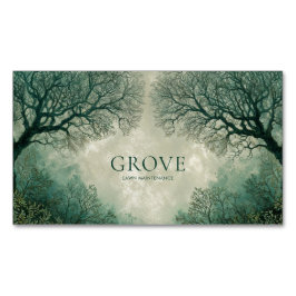 Moody vinterskog, gotik Romantik Magnetiska Visitkort