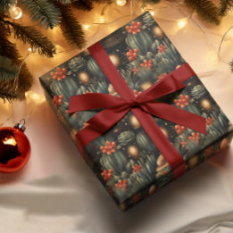 Moody western Jul Cowboy Cactus Presentpapper