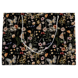 Moody Wildflower Butterfly Wedding Gift Bag