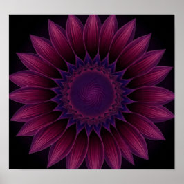 MoodySunFlower Poster