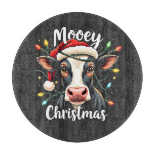 Mooey jul Funny Julafton Cow Cattle Älskare