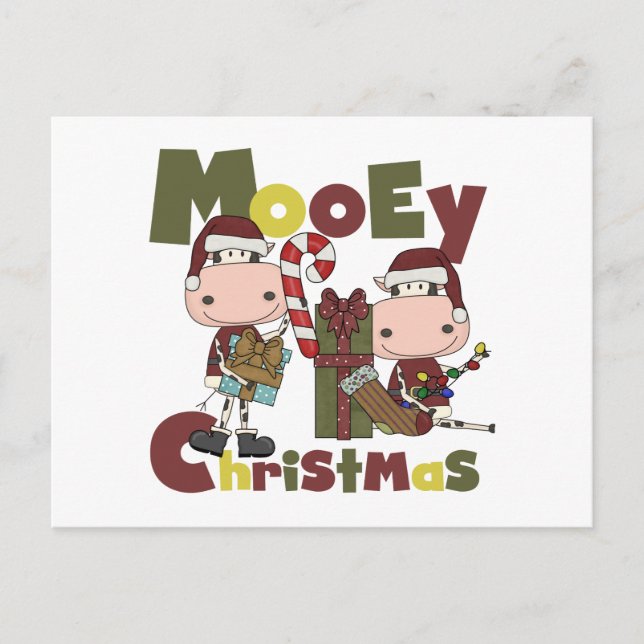 Mooey jul helg vykort (Framsida)