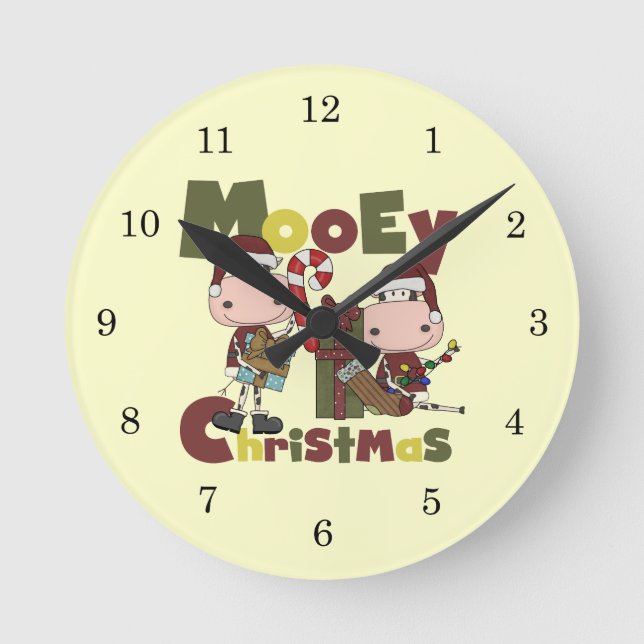 Mooey jul rund klocka (Framsida)