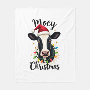 Mooey jul tomte julbelysning koälskare fleecefilt
