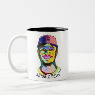 Mookie Betts baseball Två-Tonad Mugg