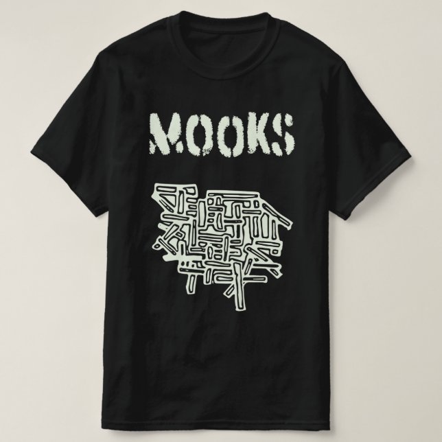 Mooks-blockmålning T Shirt (Design framsida)