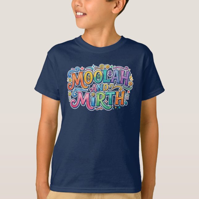 Moolah och Munterhet – Pengar Möter Bus T-Shirt (Framsida)