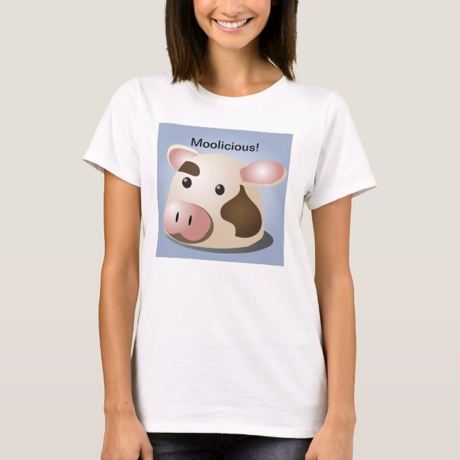 "Moolicious" t-skjorta Tee Shirt (Framsida)