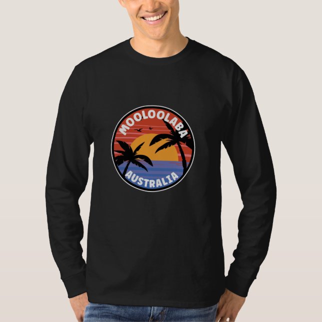 Mooloolaba Australien Sunrise T Shirt (Framsida)