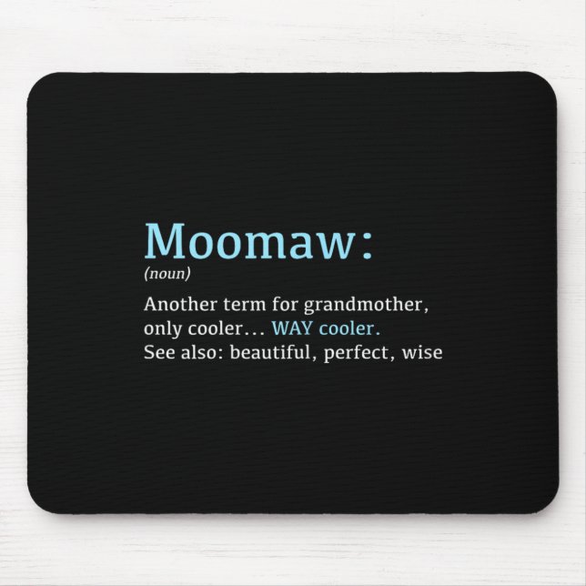 Moomaw_ Rolig Definition Substantiv - En annan ter Musmatta (Framsidan)