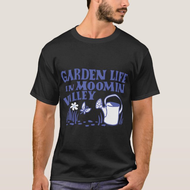 Moomin Text Fade Cascade T Shirt (Framsida)