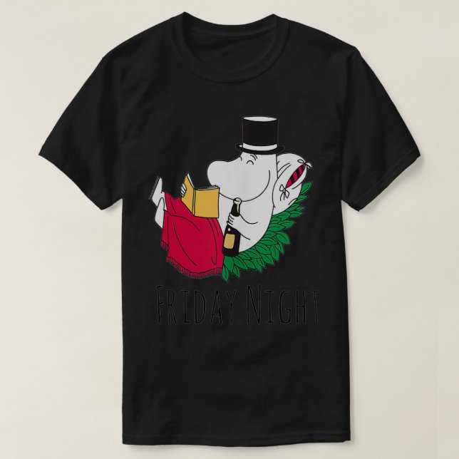 Moomins Fredag Natten T Shirt (Design framsida)