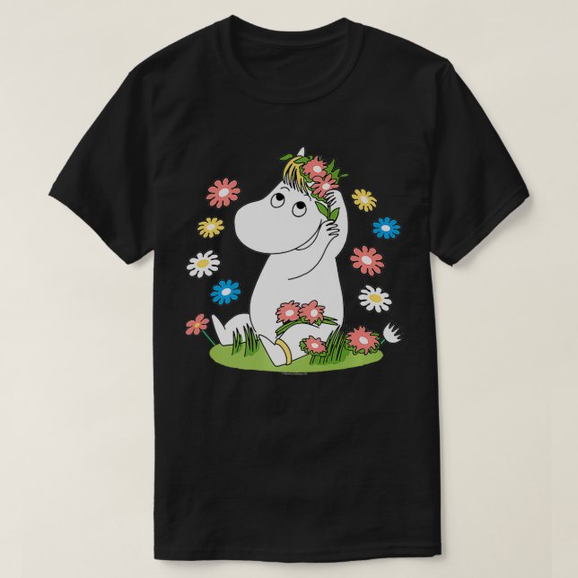 Moomins Groovy Snorkmaiden Premium T Shirt (Design framsida)