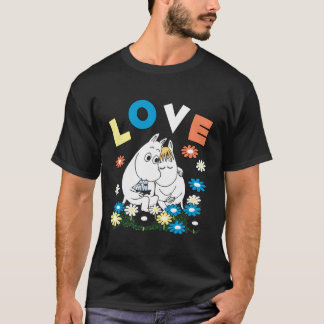 Moomins Kärlek Snorkmaiden Flowerbed T Shirt
