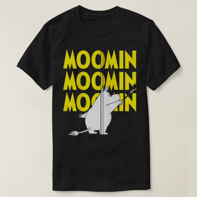 Moomins Moomin Painting Zip T Shirt (Design framsida)