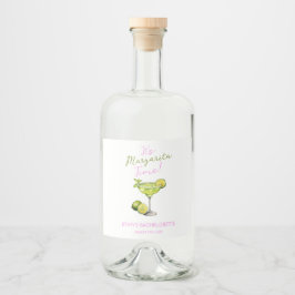 MooMoos & Margaritas Möhippa-välkomstskylt Spritflaskor Etikett