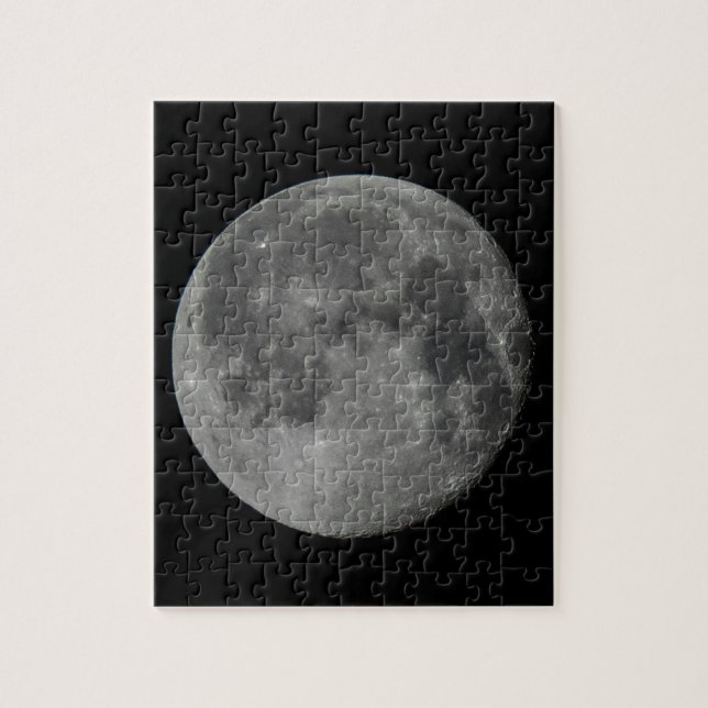 Moon almost full Puzzle Pussel (Vertikal)