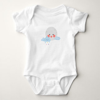 Moon and cloud cute design t shirt
