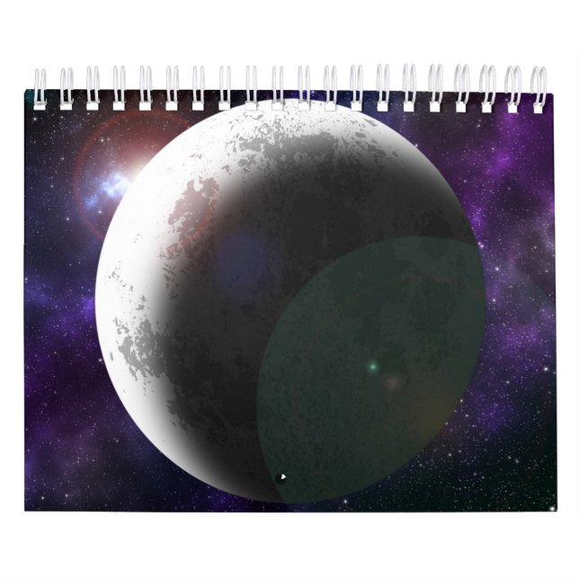 Moon and space kalender (Omslag)