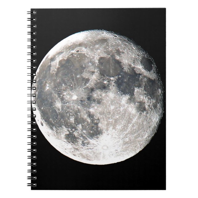 Moon Anteckningsbok Med Spiral (Framsidan)