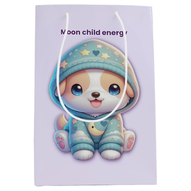 Moon Child Energy Dog Gift Bag (Framsidan)