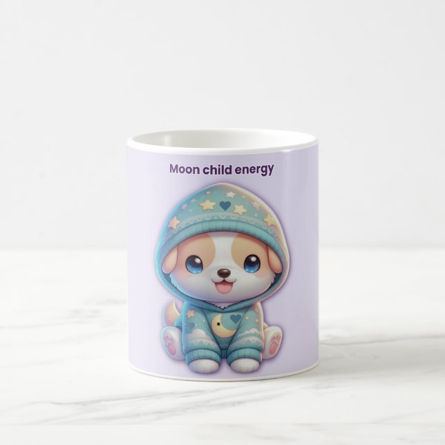 Moon Child Energy Dog Mug Kaffemugg (Center)
